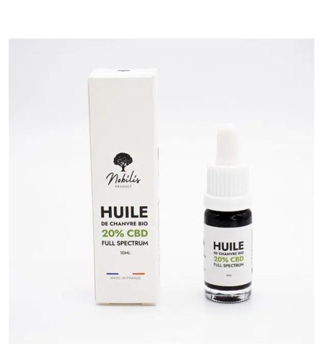 Huile CBD 20% Full Spectrum Flacon 10 ml Nobilis